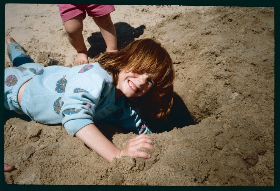 Family Camp 1991 on the Beach -1